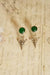Sword-Inspired Oxidised Silver Earrings