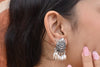 Silver Moti Baali Studs
