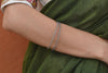 Silver Plain Dot Bangle ( 1 pcs )