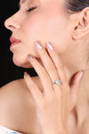 CZ Stone Silver Ring