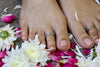 925 Silver Plain Toe Ring ( pair )