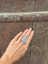 Silver Enlongated Ring