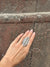 Silver Enlongated Ring