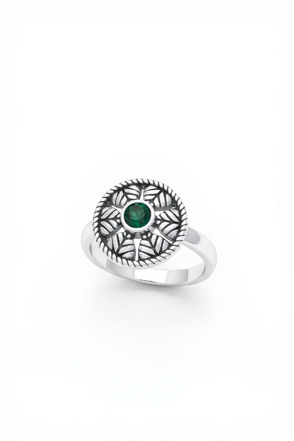 Emerald Chakra Toe Ring