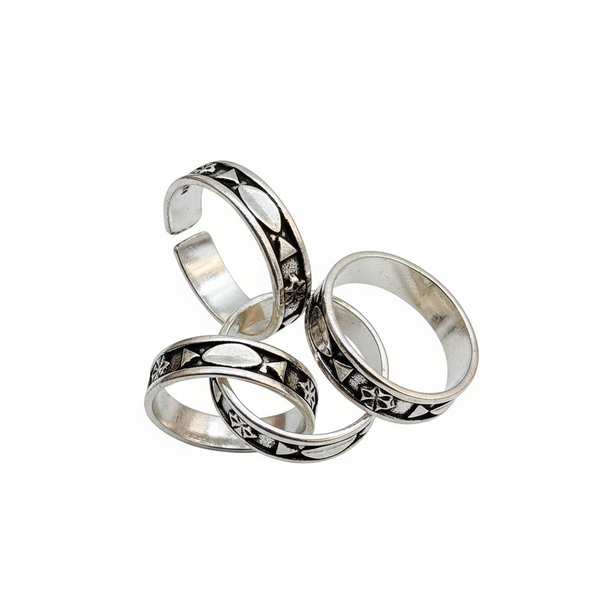 Patterned Toe Ring