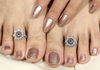 Silver Gulaabi Toe-Ring ( pair )