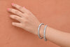 Elegant Antique Finish Silver Bangles for Women