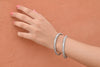 Elegant Antique Finish Silver Bangles for Women