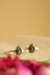 Peacock Motif Oxidised Silver Toe Rings ( pair )