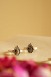 Peacock Motif Oxidised Silver Toe Rings ( pair )